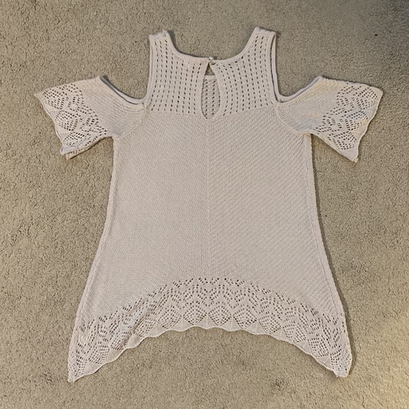 LC Lauren Conrad cold shoulder sweater - Picture 8 of 10